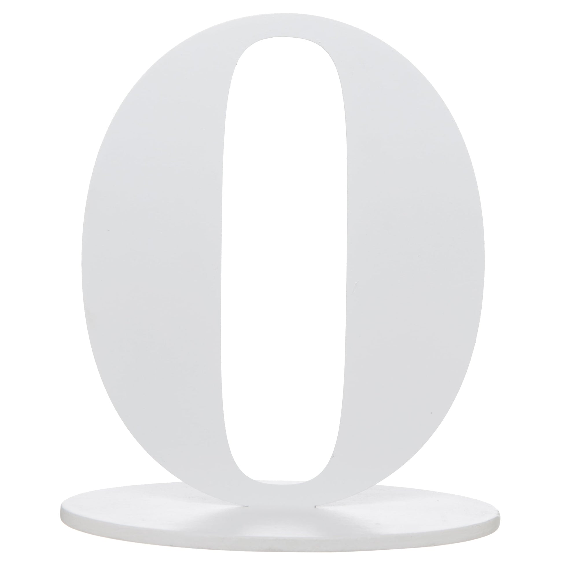 Marque-Table Chiffre Blanc