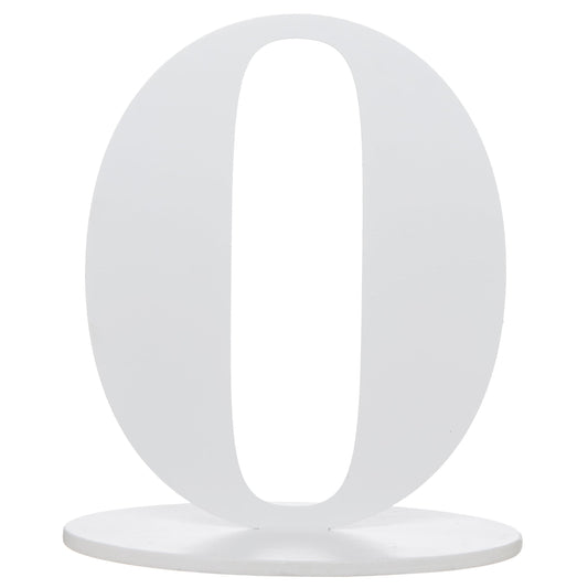 Marque-Table Chiffre Blanc