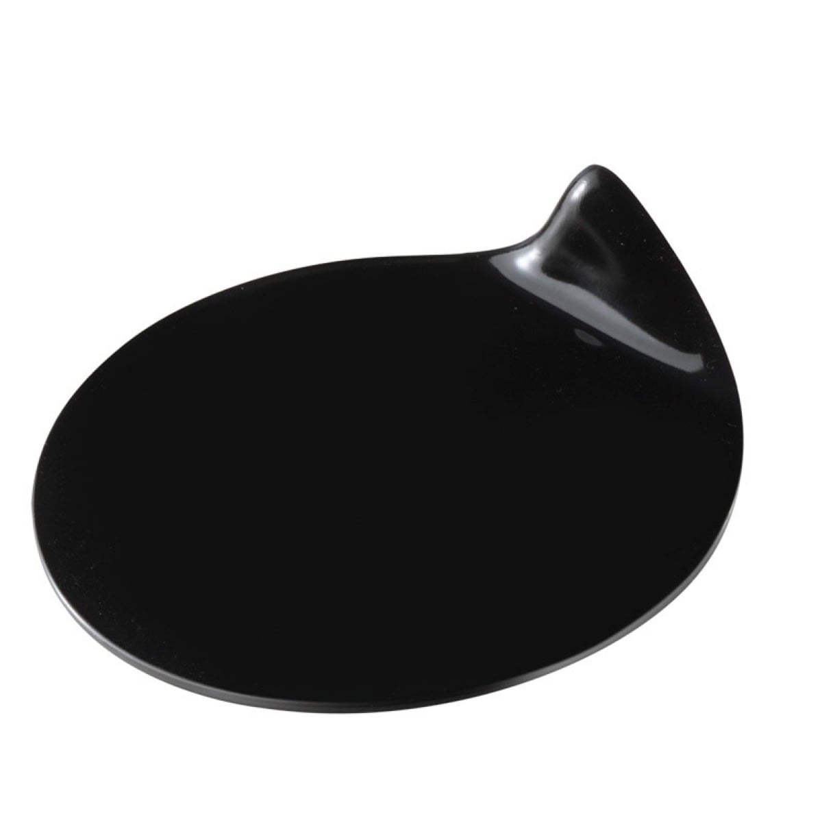 Support en plastique - Rond noir