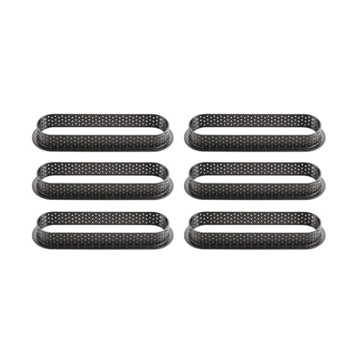 Cercles à tarte ovale (6pcs)