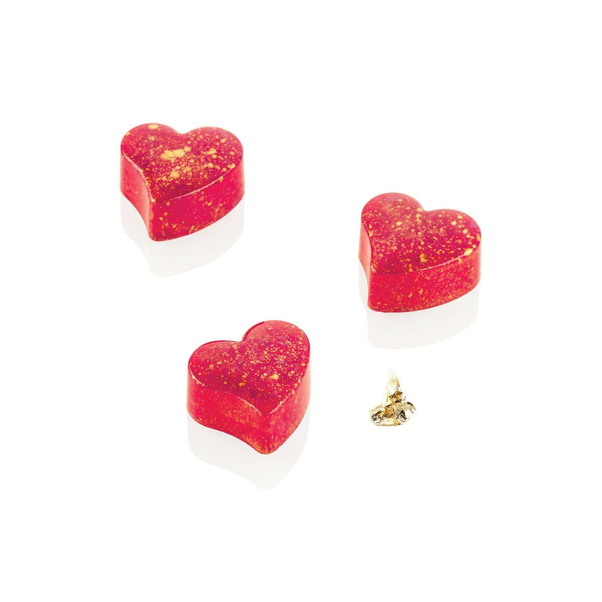 Silikomart Moule à pralines coeur Tesoro P en Tritan (24 empreintes)