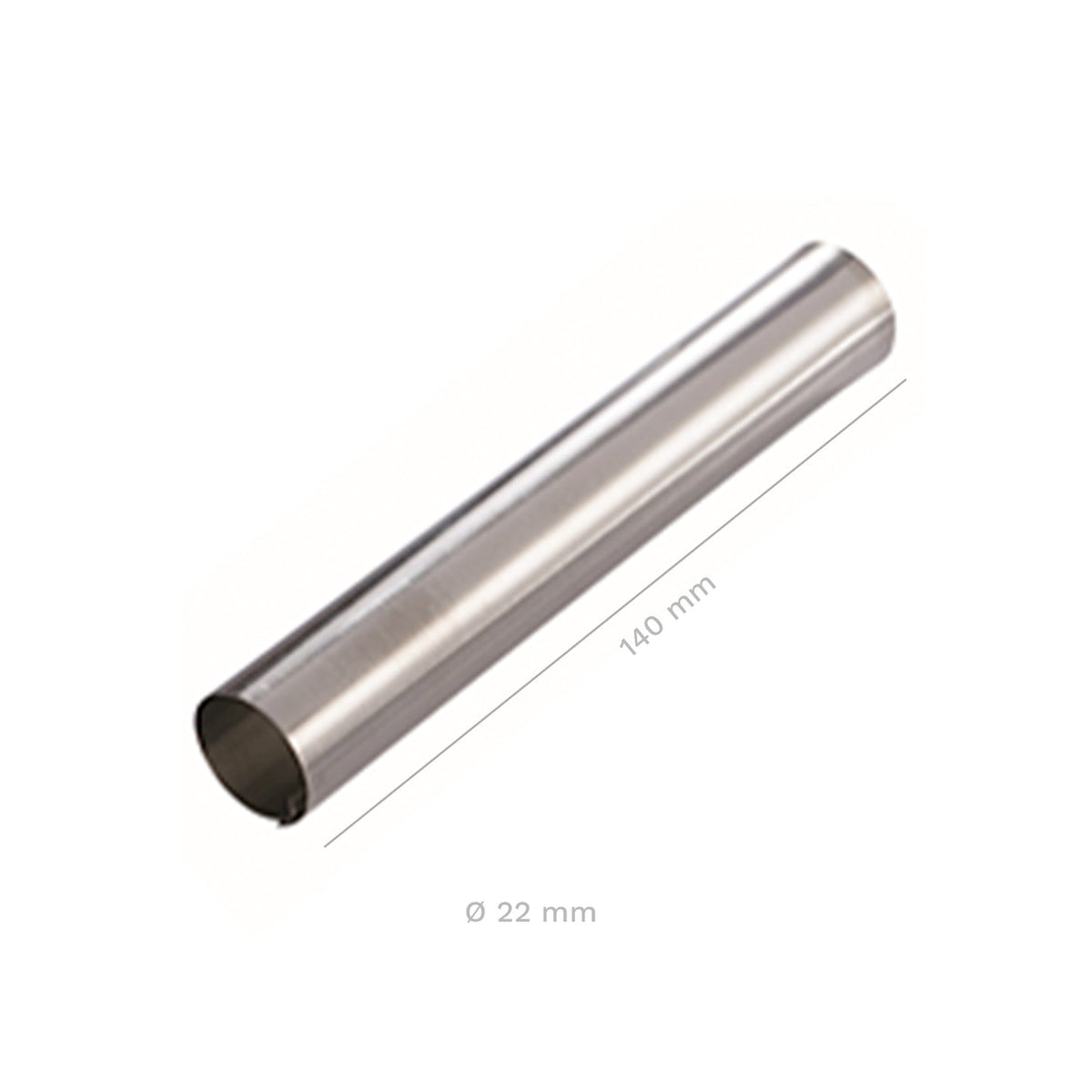 Moule tube à cannoli en inox (Ø 22 x 140 mm)