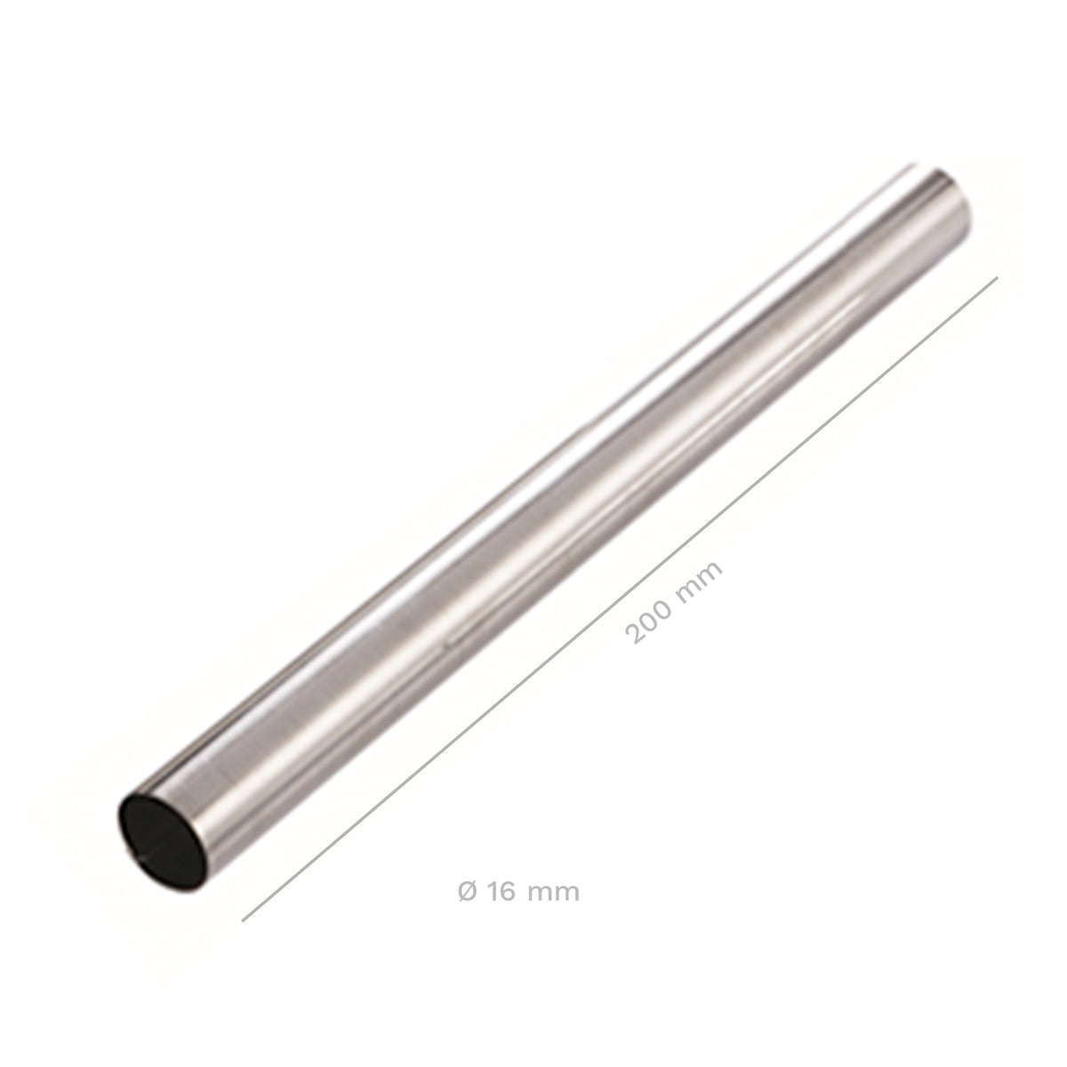 Moule tube à cannoli en inox (Ø 16 x 200 mm)