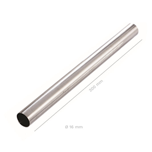 Moule tube à cannoli en inox (Ø 16 x 200 mm)