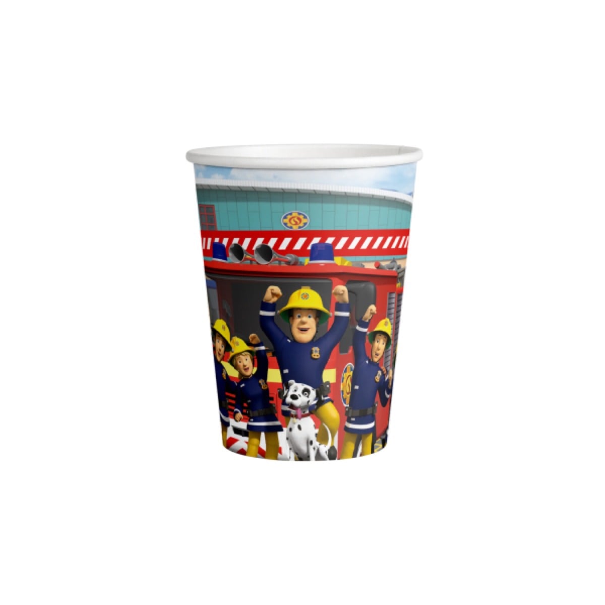 Gobelets - Sam le pompier et son équipe (8pcs)