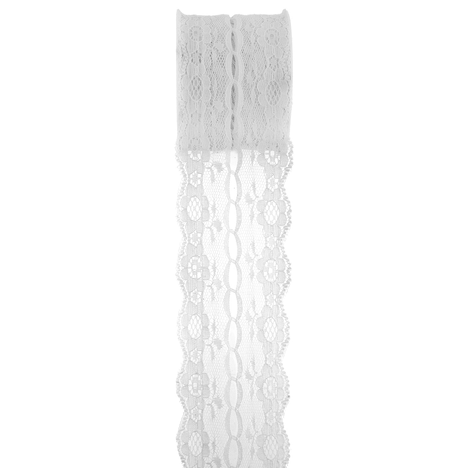 Ruban Dentelle 5cm - Blanc (3m)