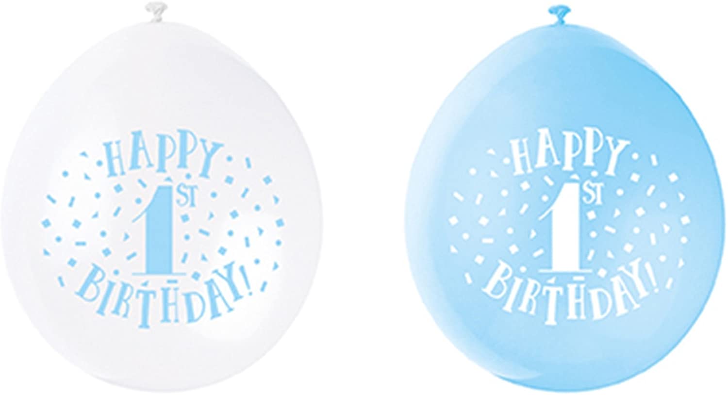 Ballons 1st Birthday Bleu (10pcs)