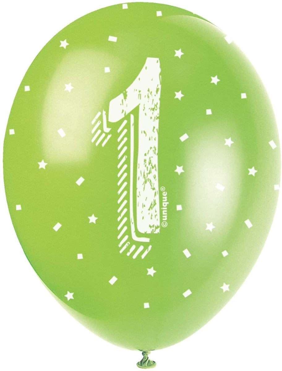 Ballons 1 an Assortis 30cm (5pcs)