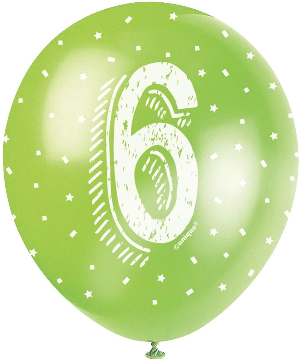 Ballons 6 ans Assortis 30cm (5pcs)