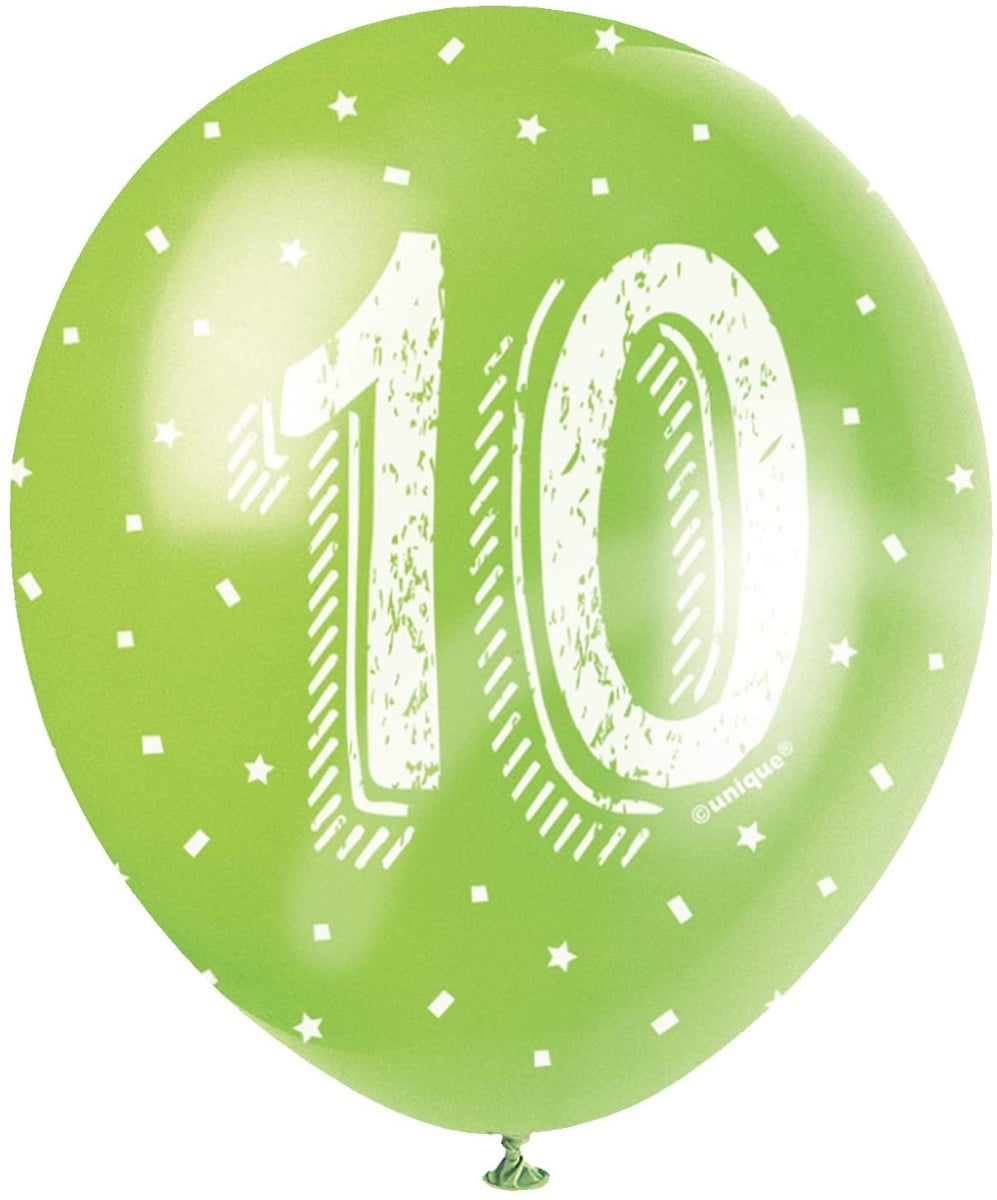 Ballons Age Assortis 30cm (5pcs)