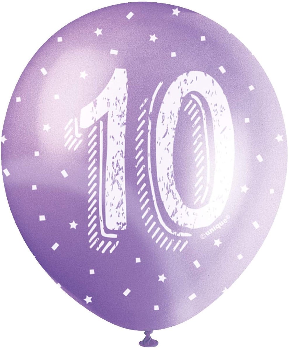 Ballons Age Assortis 30cm (5pcs)