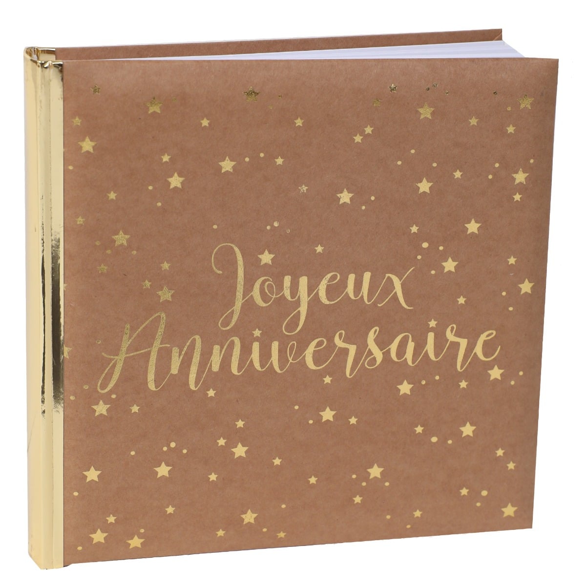 Livre d'Or "Joyeux Anniversaire" Kraft