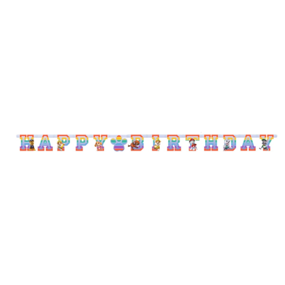 Guirlande Happy Birthday - Pat'Patrouille (1m80)