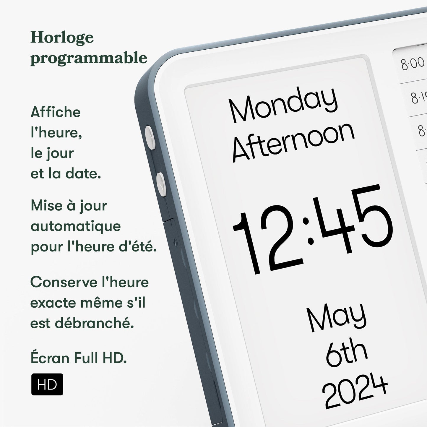 Day Hub - Clock with Task Alerts