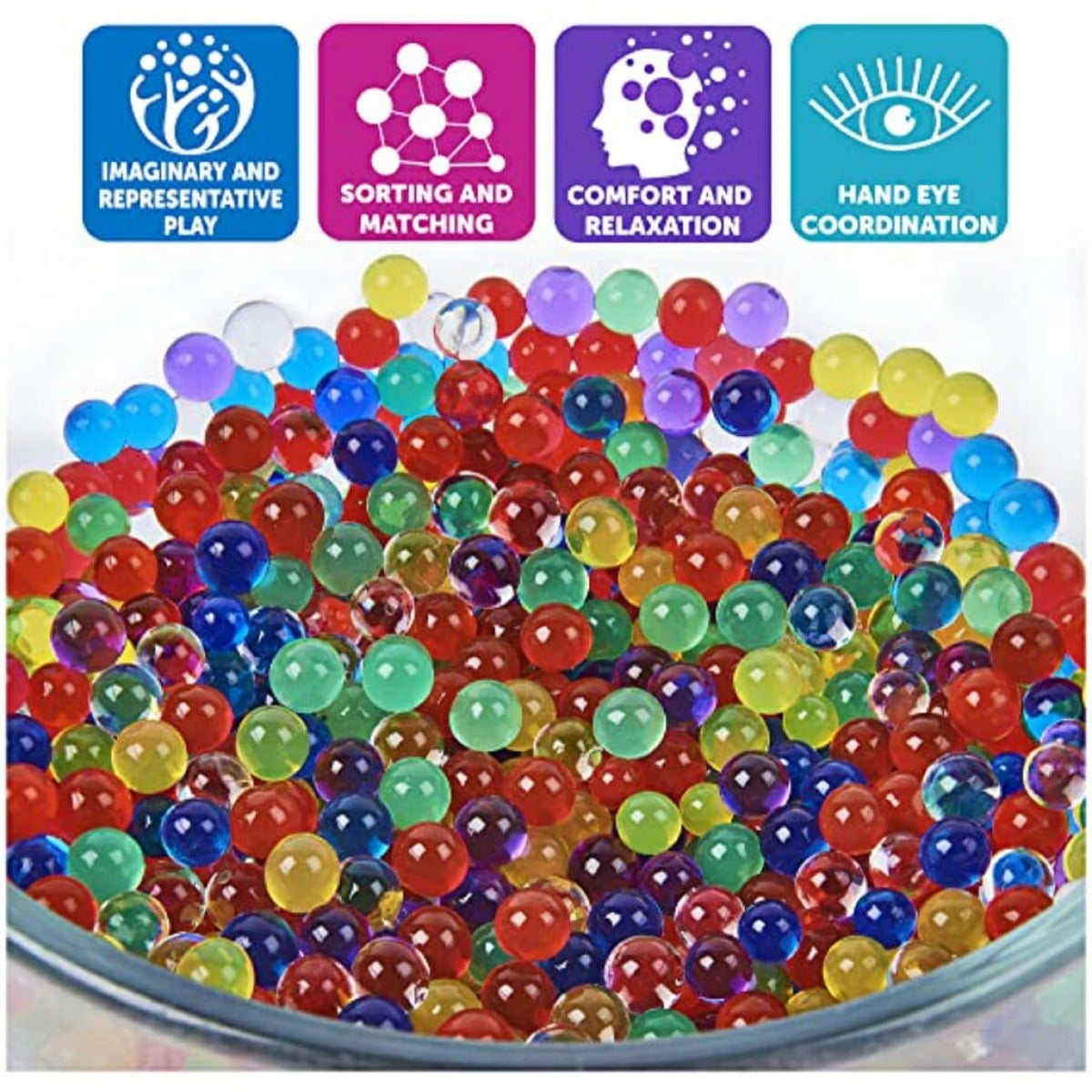 Orbeez multicolores (75'000pcs)
