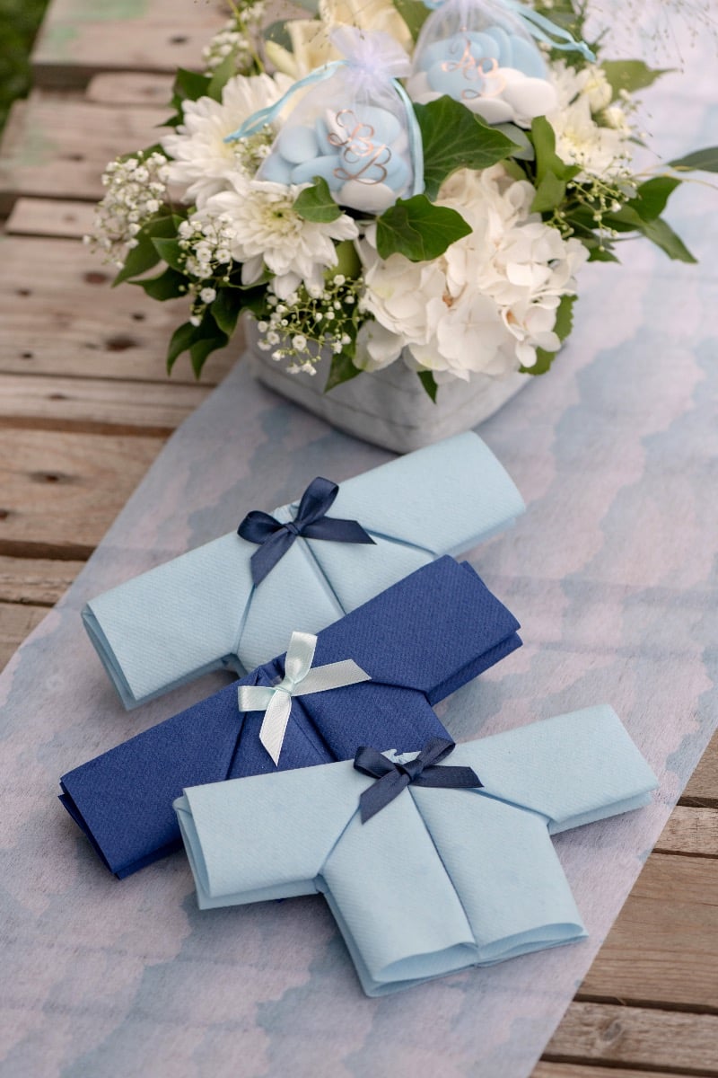Ruban satin - Bleu ciel (25m)