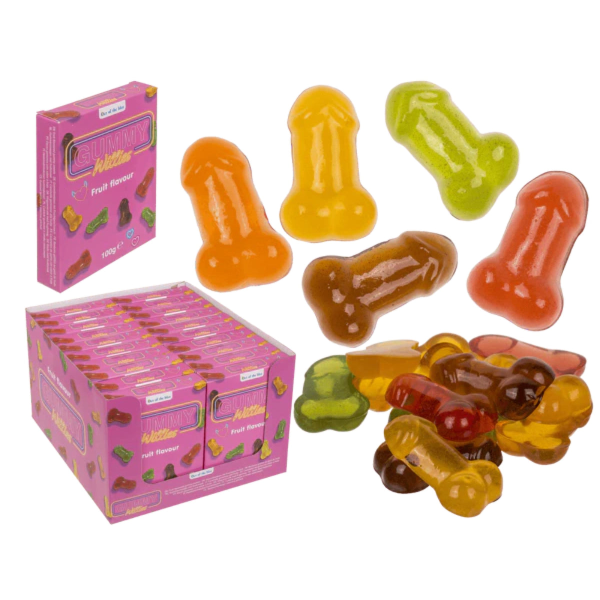 Gomme de fruit, pénis