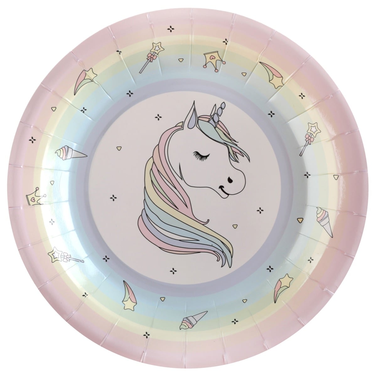 Assiettes licorne (10pcs)