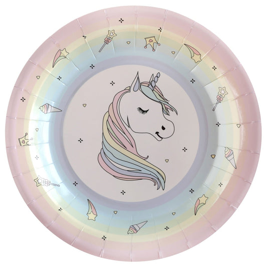 Assiettes licorne (10pcs)