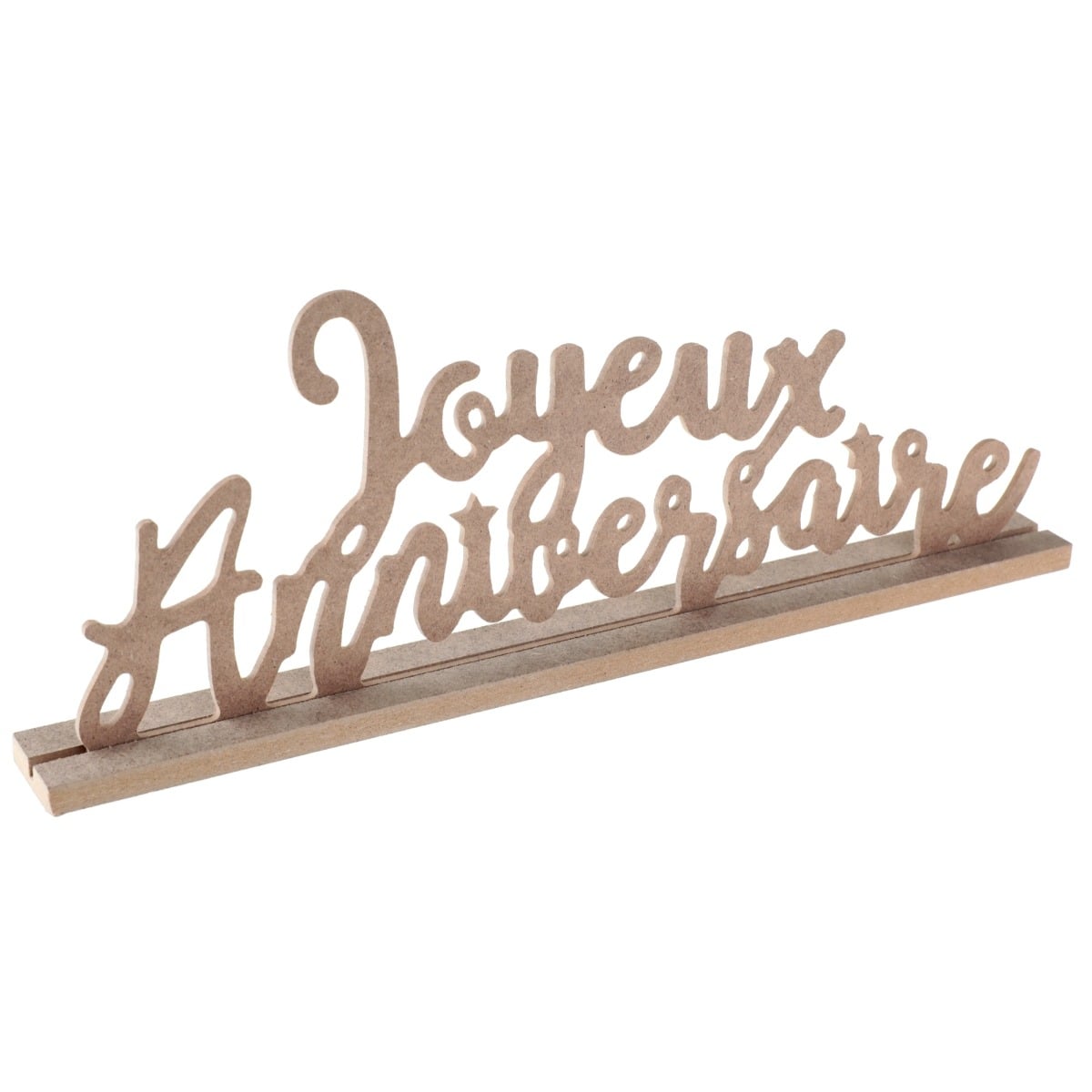 Centre de table Joyeux Anniversaire - Naturel