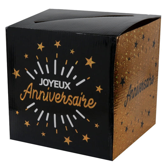 Tirelire Joyeux Anniversaire Etincelant - Or