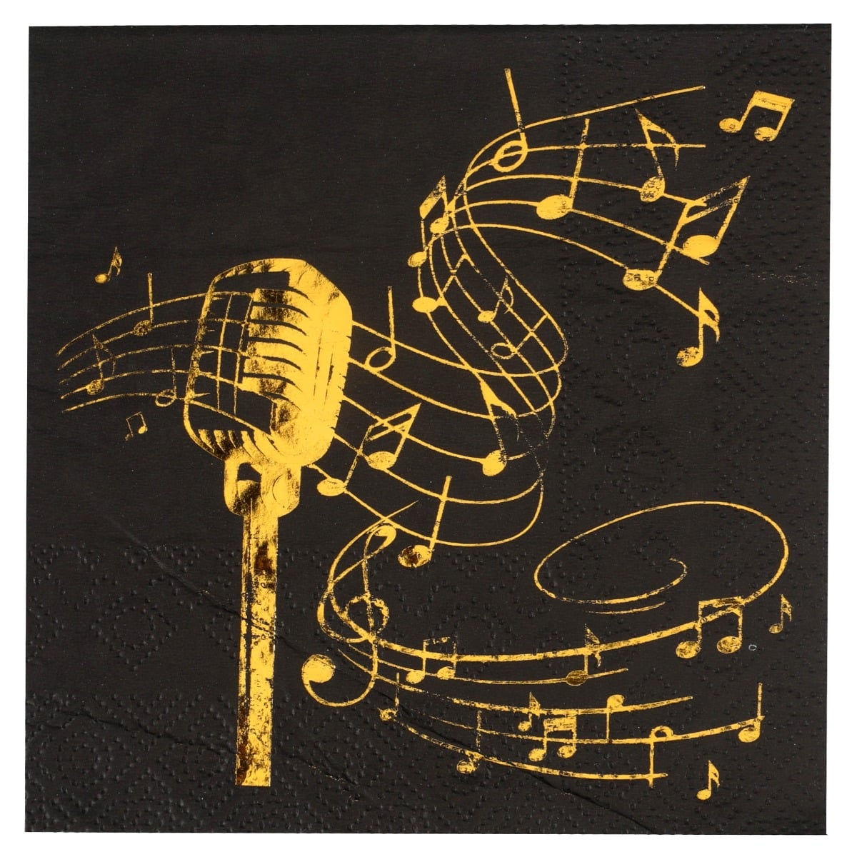 Serviette Apéro Disque d'Or (20pcs)
