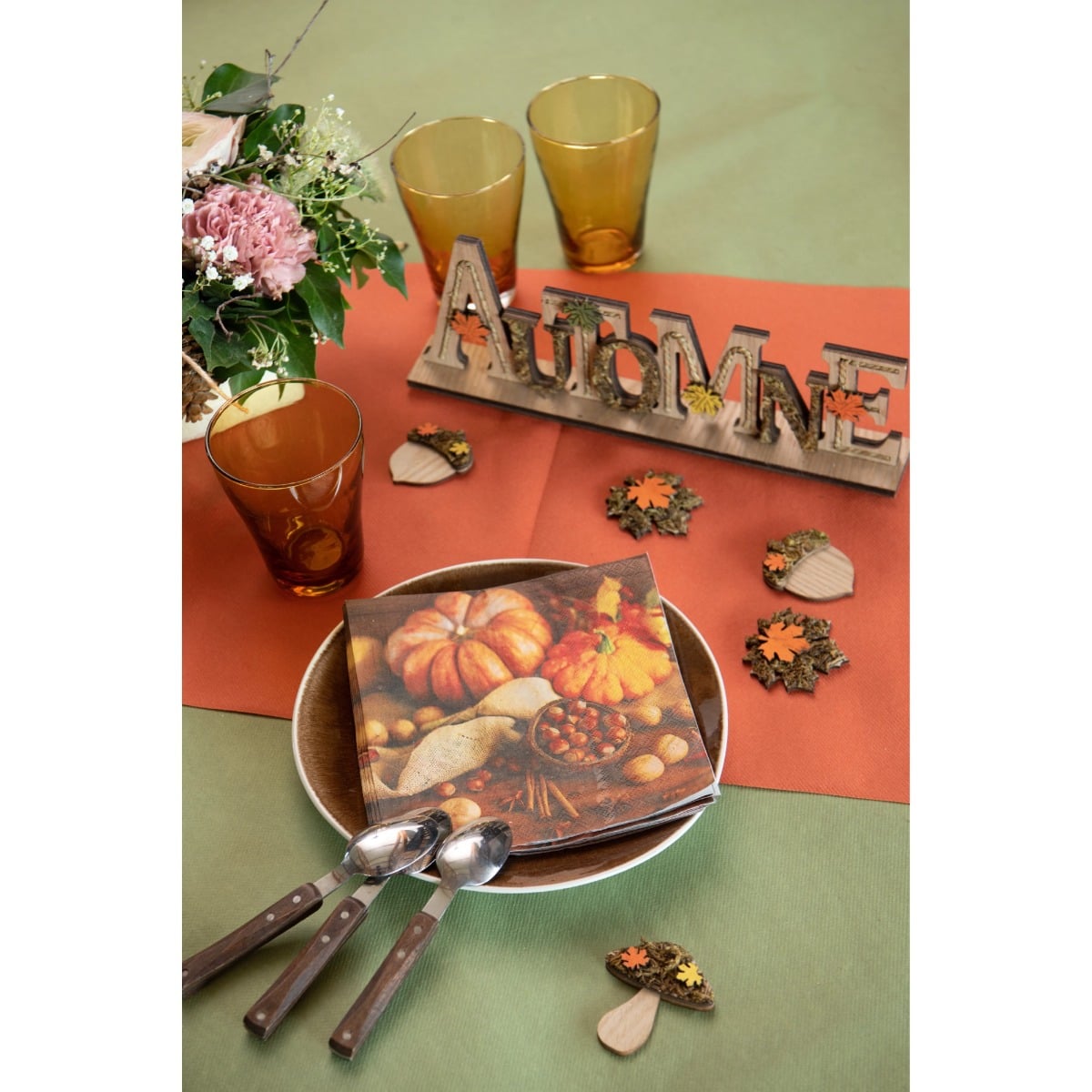 Chemin de table 3en1 - Terracotta (4.8m)