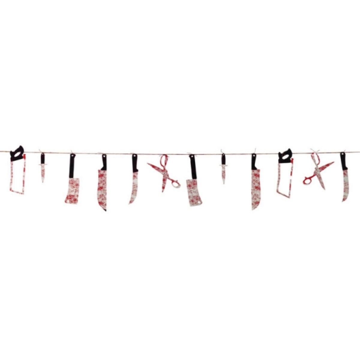 Guirlande d'outils sanglants