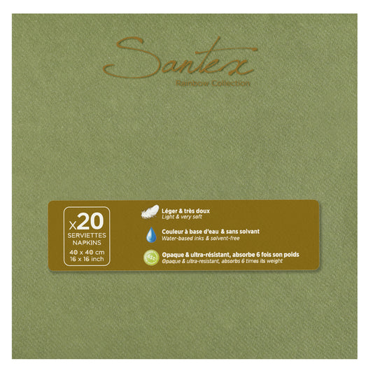 Serviettes airlaid bleu marine 40 x 40cm (20 pièces)