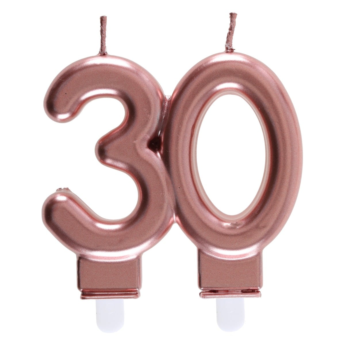 Bougie Chiffre 30 - Rose gold (9cm)