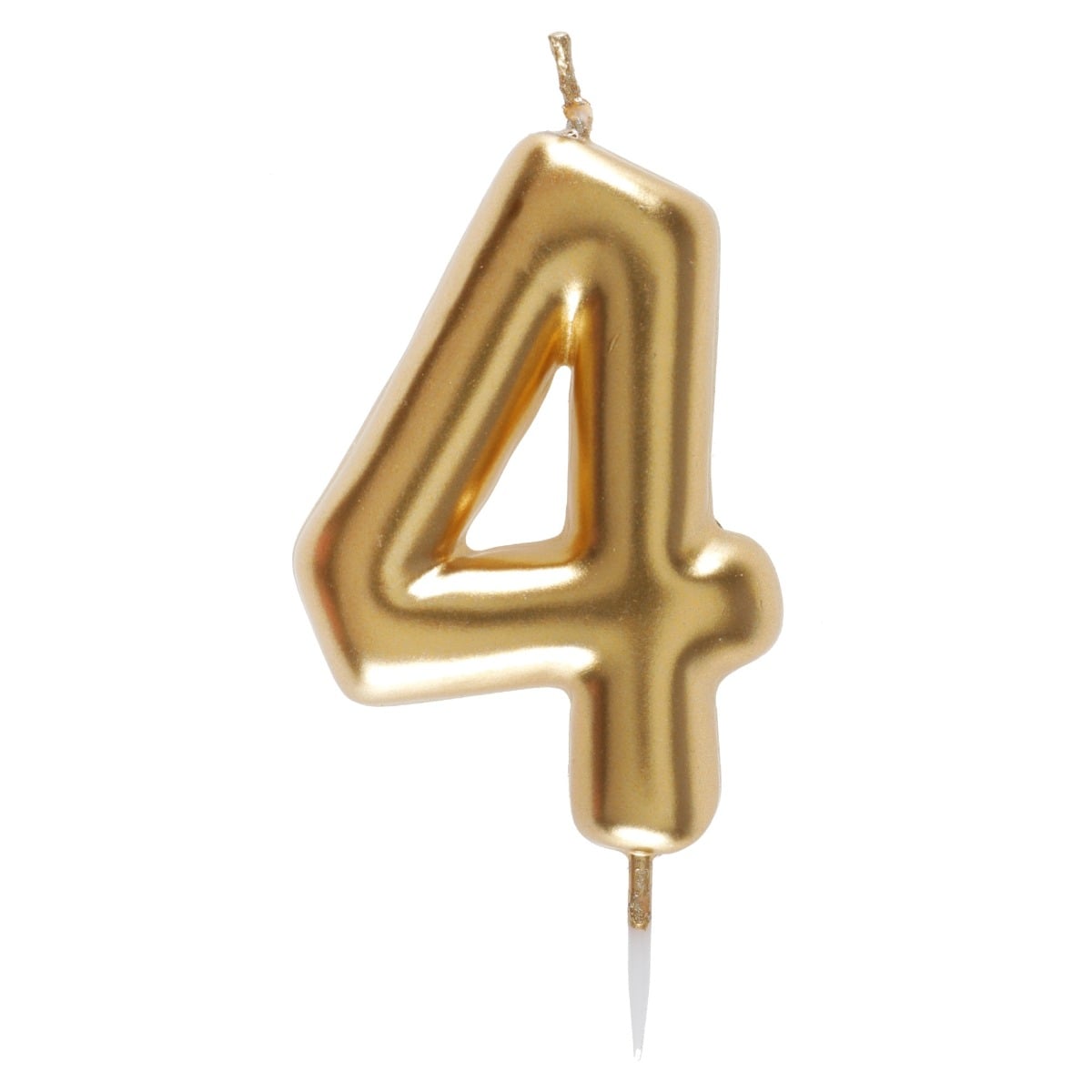 Bougie Chiffre - Or (6.5cm)