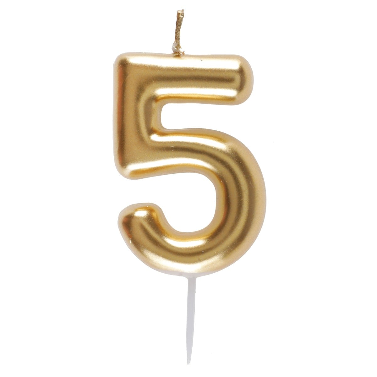 Bougie Chiffre - Or (6.5cm)