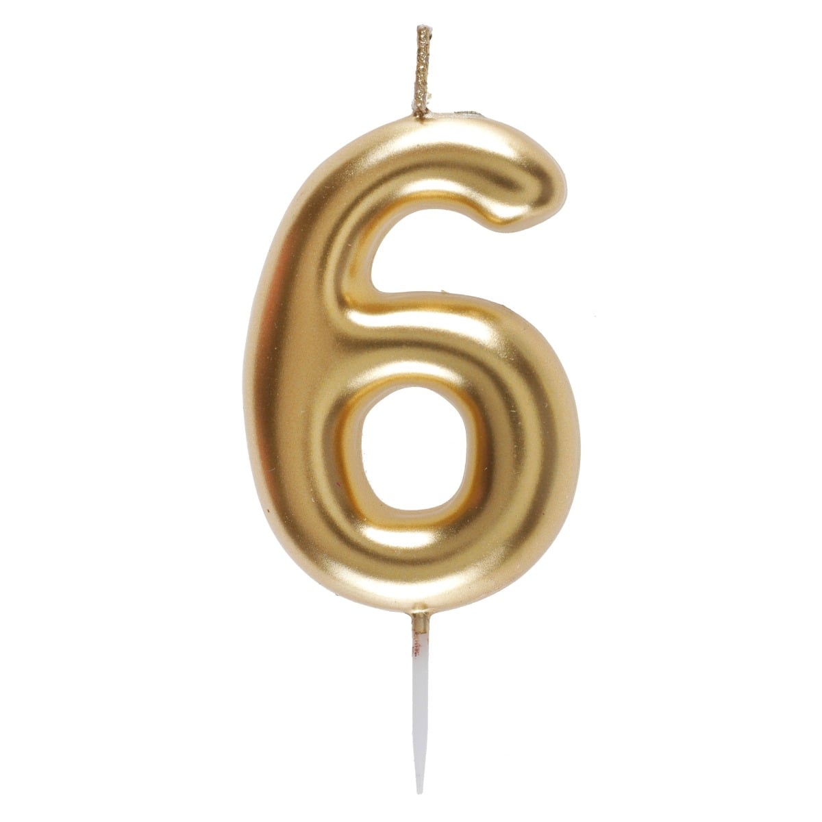 Bougie Chiffre - Or (6.5cm)