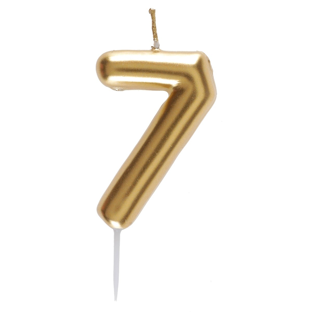 Bougie Chiffre - Or (6.5cm)