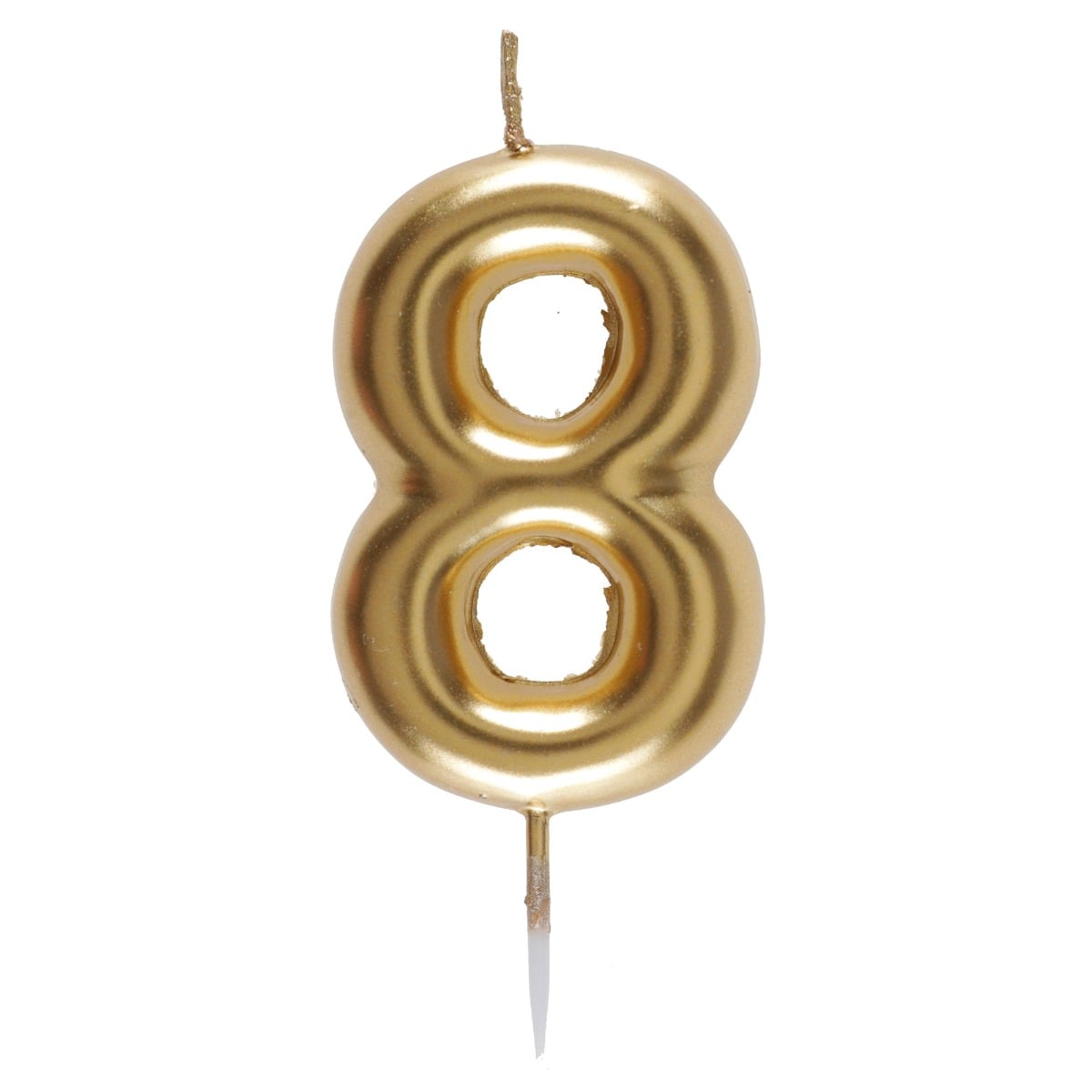 Bougie Chiffre - Or (6.5cm)