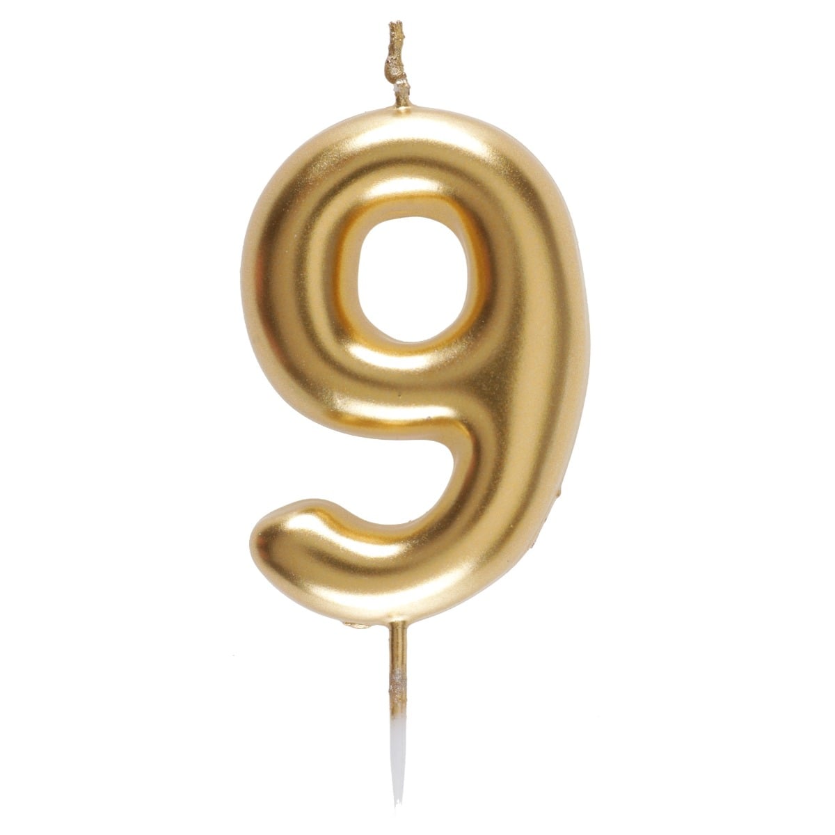 Bougie Chiffre - Or (6.5cm)