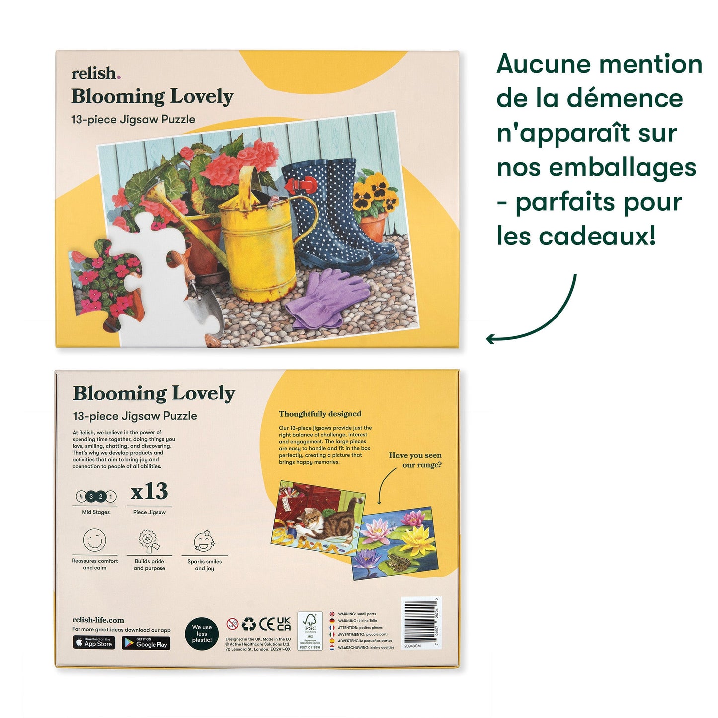 Puzzle 13 pièces - l'amour des Blumen