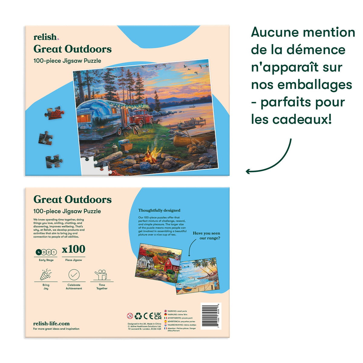 Puzzle 100 pieces - Great Outdoors
