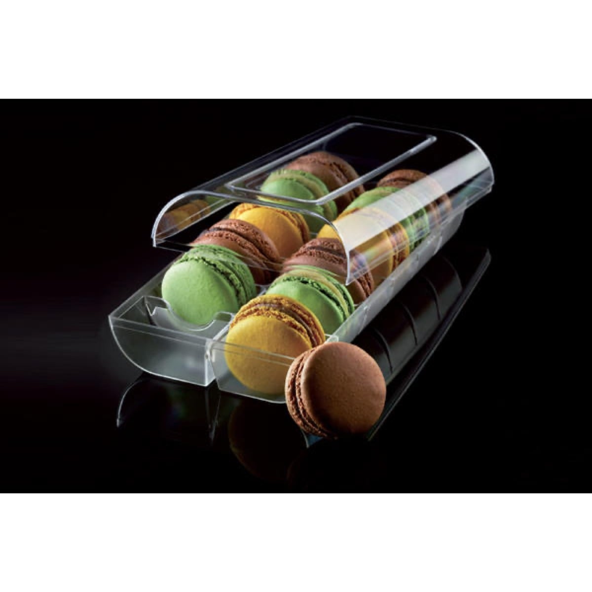 Boîte pour 12 macarons - Blanc (48pcs)