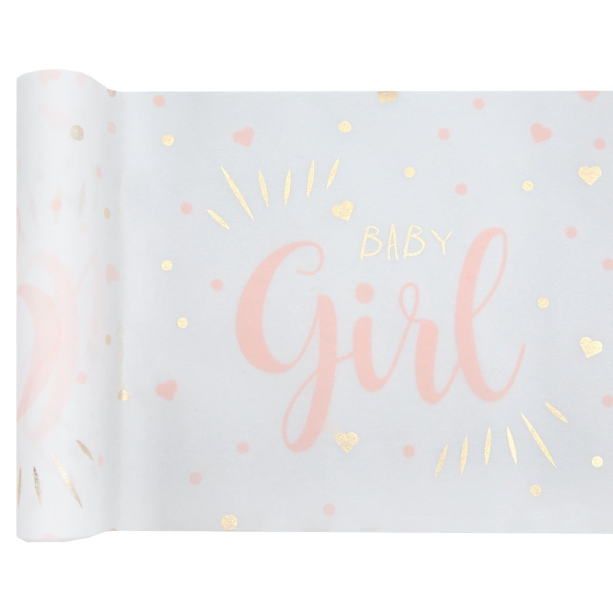 Chemin de table Baby Girl Rose (3m)
