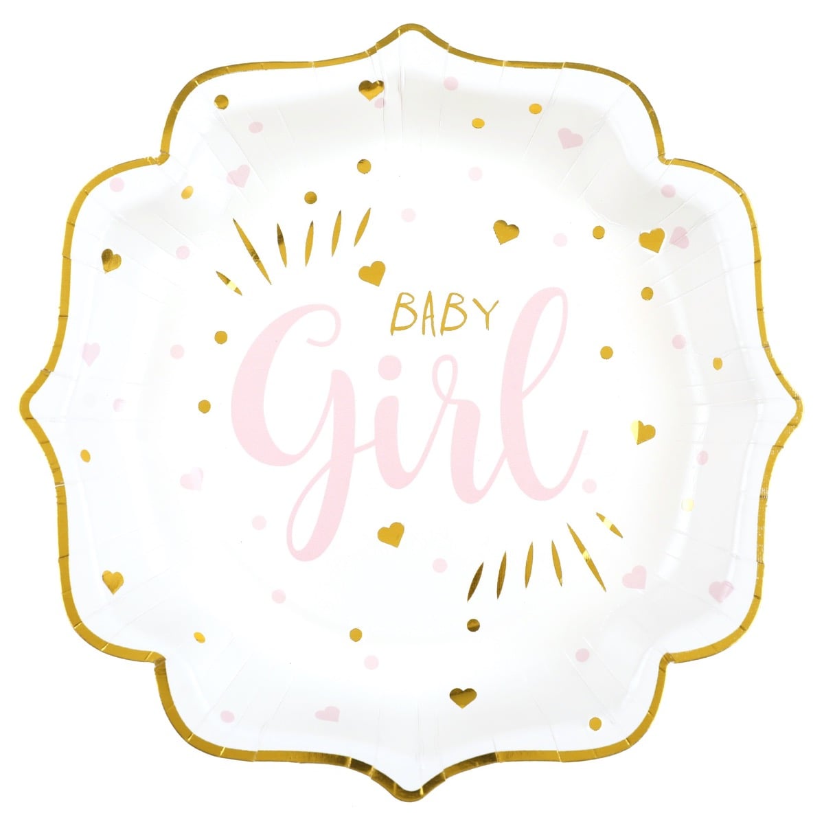 Assiettes Baby Girl Rose