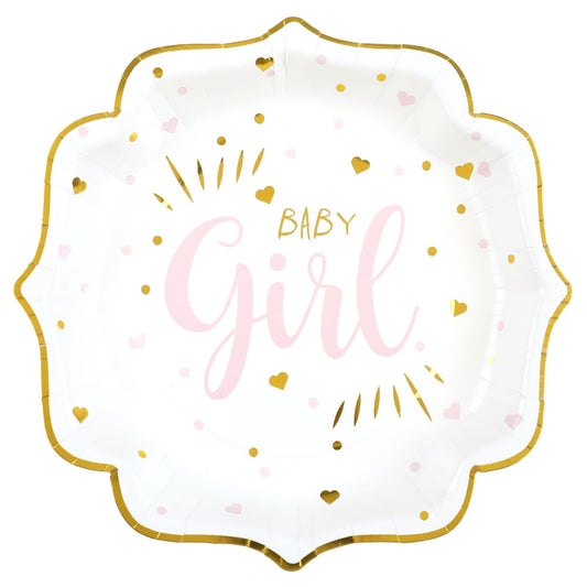 Assiettes Baby Girl Rose