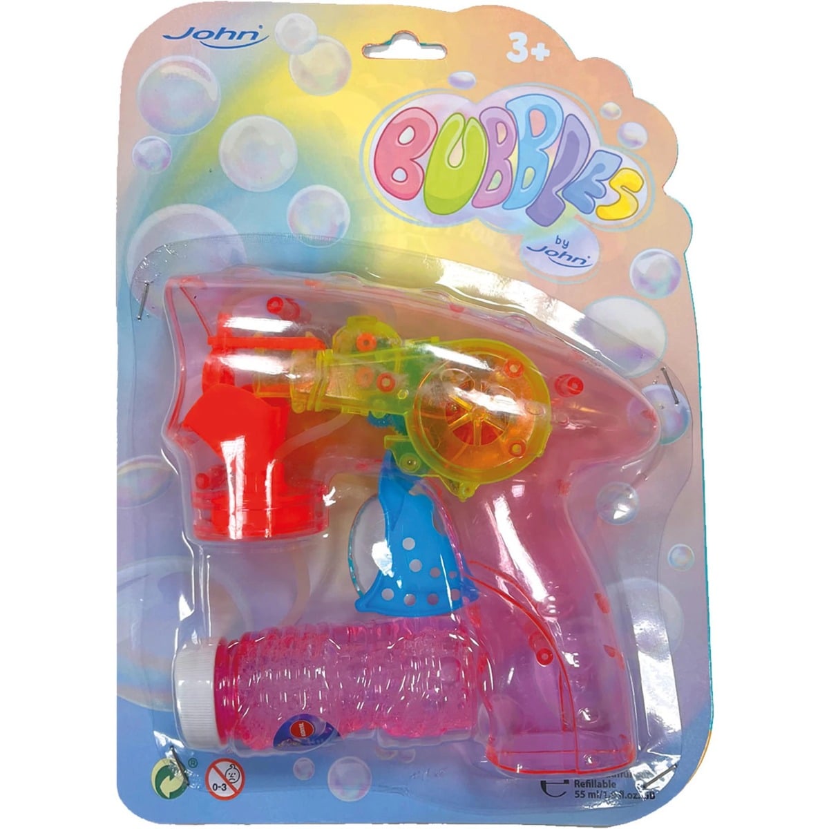 Pistolet à bulles de savon ass.