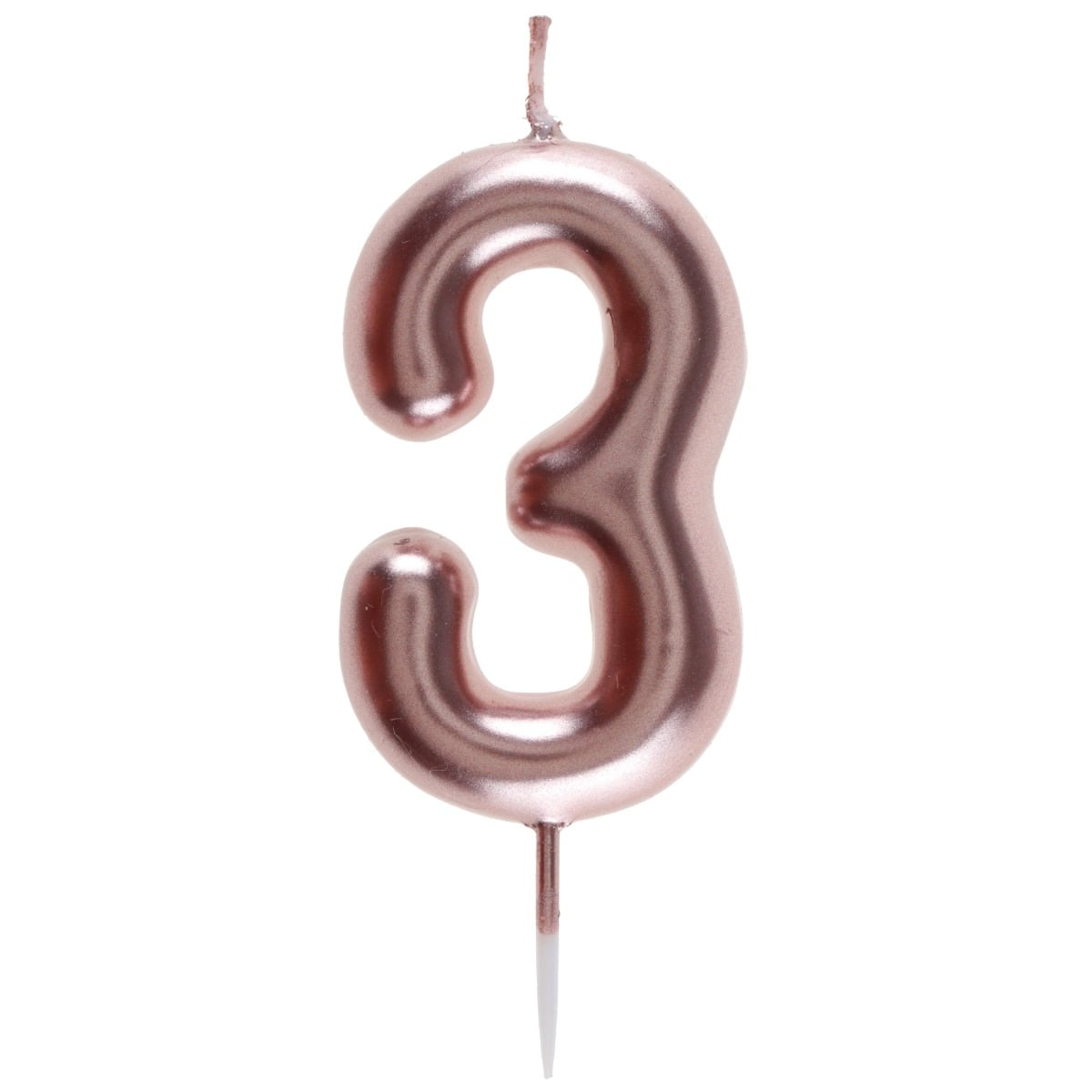 Bougie Chiffre - Rose gold (9cm)