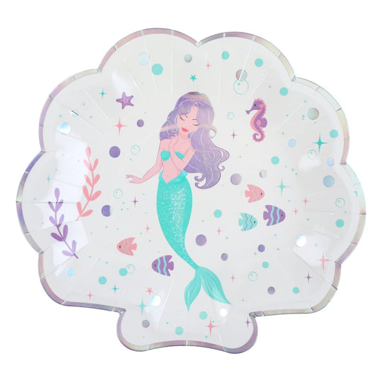 Assiettes Sirène (10pcs)