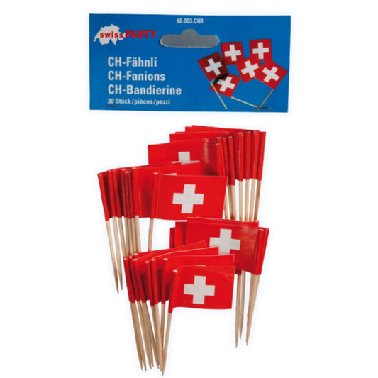 Drapeaux Suisse cure-dent (30pcs)