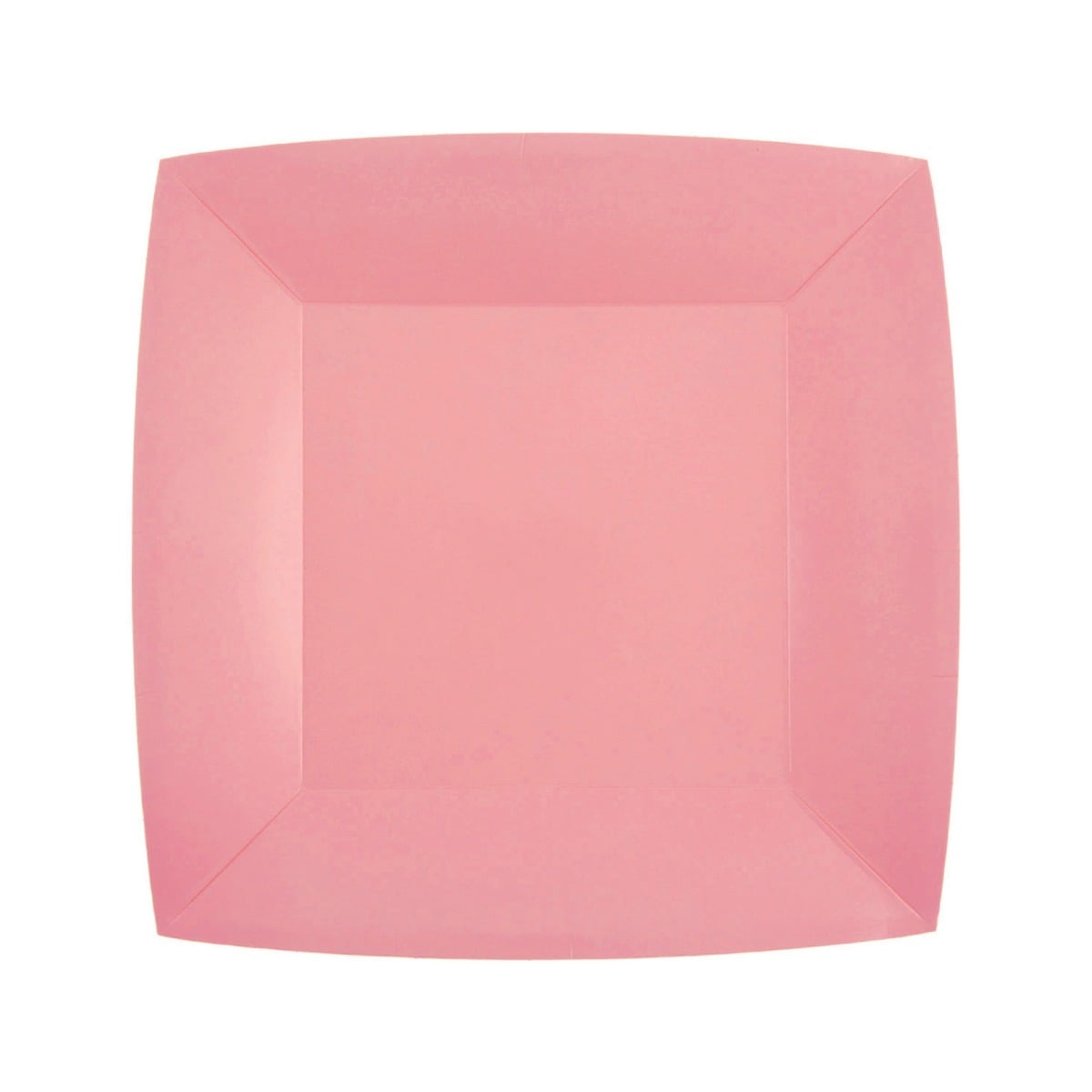Assiettes carrées Roses 18cm (10pcs)
