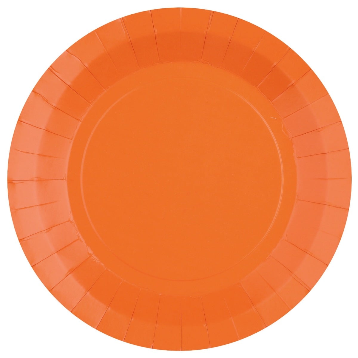 Assiettes unies - 22 cm - Orange