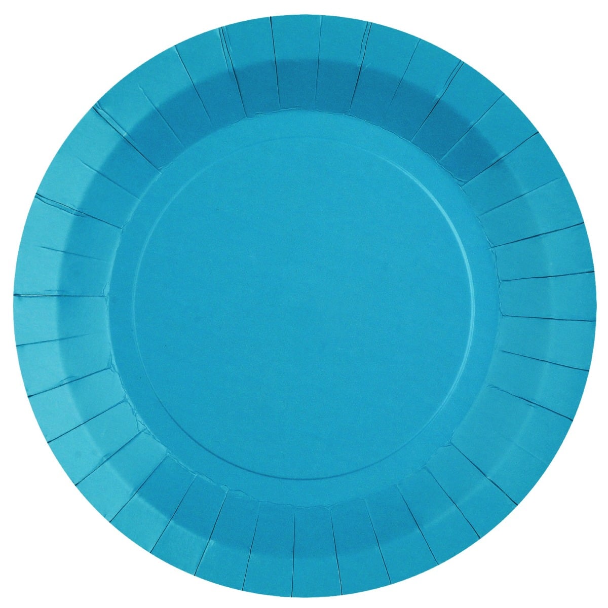 Assiettes unies - 22 cm - Turquoise
