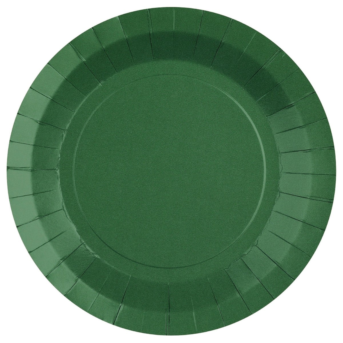 Assiettes unies 22cm Vert Foncé